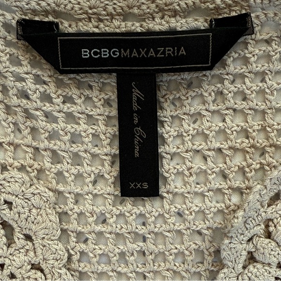 BCBGMaxazria Alexi Crochet Mini Dress Size XXS - Picture 7 of 10